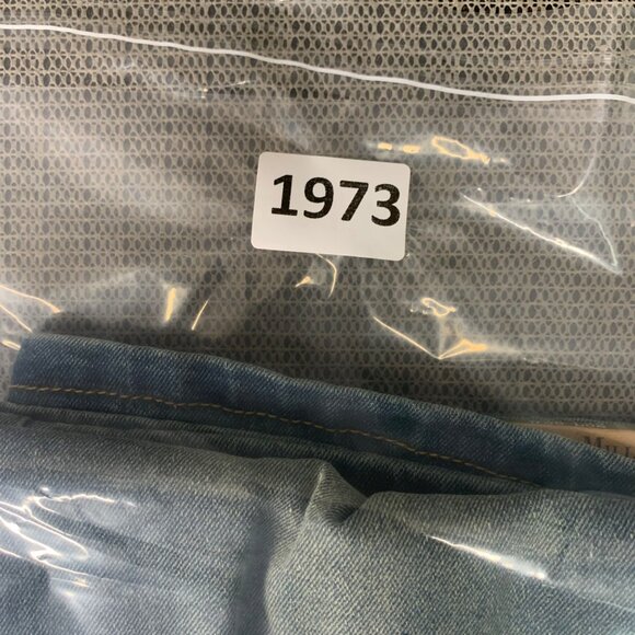 Smith & Mills Mens Size 38x32 Straight Fit Denim Jeans Light Wash Stretch - Picture 7 of 10